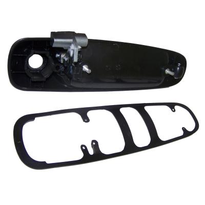 Left Front Door Handle for Select 1999-2001 Jeep Grand Cherokees, Smooth Black Crown Automotive