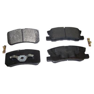 Rear Brake Pad Set for 2007-2017 Jeep MK Compass / Patriot w/ 11.89 Inch Rotors Crown Automotive