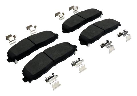 Front Brake Pad Set for Select 18-22 Jeep JL Wrangler & 20-22 JL Gladiator Crown Automotive