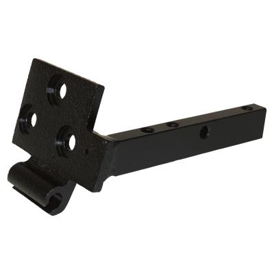 Upper Right Windshield Hinge (Windshield Side) for 55-75 Jeep CJ-5,CJ-6, Black Crown Automotive