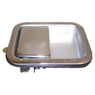 Exterior Chrome Door Handle Outer Front for 81-86 CJs and All YJs & TJs w/ Full Steel Doors Crown Automotive