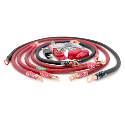 1987-1990 Jeep Comanche MJ Battery Cable Kit 4 Gauge Battery Cable Big7Kits