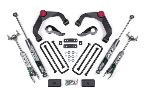 20-24 Silverado/Sierra 2500/3500 HD 3 Inch Adventure Series OE Key 84634344 Without Overloads Fox Adventure Shocks Zone Offroad