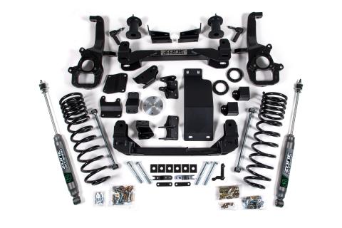 19-23 RAM 1500 4WD 4 Inch Front 3 Inch Rear Lift Kit With OE 22in Wheels Fox Shocks Zone Offroad