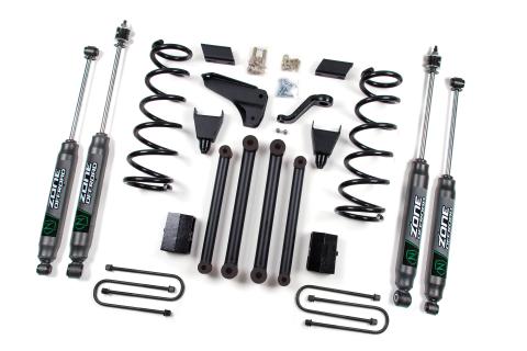 10-12 Dodge RAM 2500/3500 5.0 Inch Coil Spring Lift Kit With Nitro Shocks Zone Offroad
