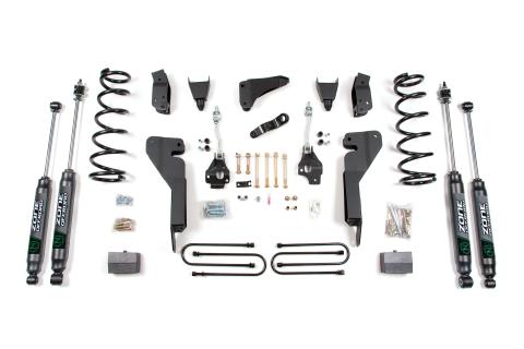 08 Dodge RAM 2500 6 Inch Lift Kit With 3.5 Inch Axle Diesel With Nitro Shocks Zone Offroad