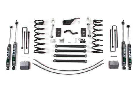 2000 Dodge RAM 1500 5.0 Inch Coil Spring Lift Kit With Nitro Shocks Zone Offroad