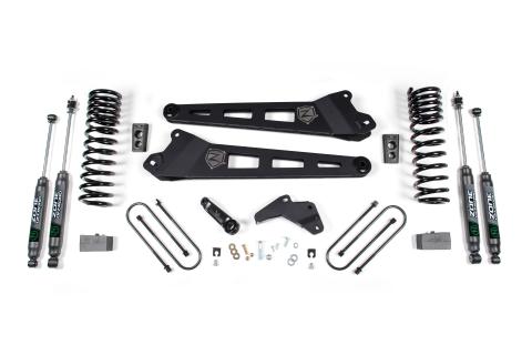 13-18 RAM 3500 4.5 Inch Replacement Radius Arm Lift Kit Diesel Fox Shocks Zone Offroad