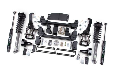 2014 Ford F-150 6 Inch Lift Kit 4 Inch Rear Block With Nitro Shocks Zone Offroad