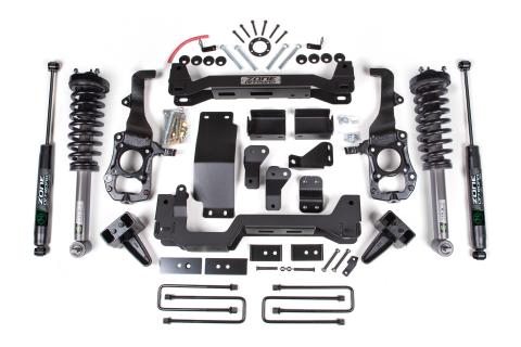 21-24 Ford F-150 4 Inch Front 2 Inch Rear Lift Kit Fox Adventure Shocks Zone Offroad