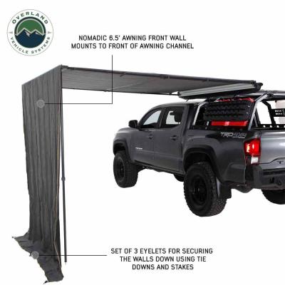 Overland Vehicle Systems Nomadic 6.5 inch Awning Shade Wall Overland Vehicle Systems