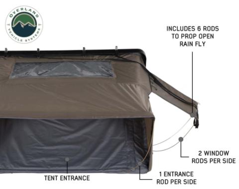 Best Hard Shell Rooftop Tent 18189901 Bushveld II Overland Vehicle Systems