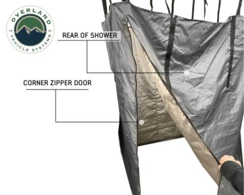 Car-Side Shower Room - Affordable and Convenient Overland Vehicle Systems