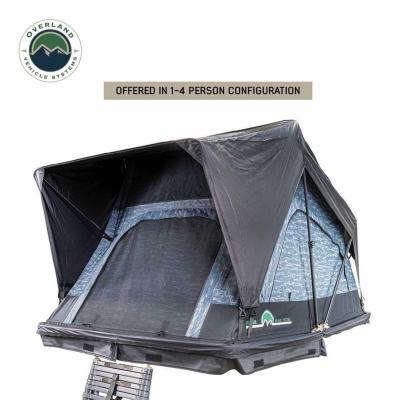 XD Sherpa S2S - Soft Sided Roof Top Tent, 2 Person, Grey Body and Black Rainfly Overland Vehicle Systems