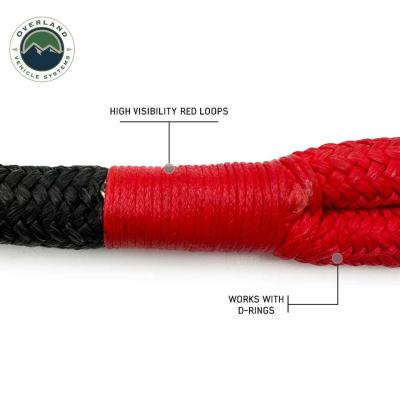 Brute Kinetic Recovery Rope 1 1/4 Inch x 30 Foot With Storage Bag Overland Vehicle Systems