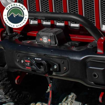 SCAR 10 - 10,000 lb. Winch With Steel Cable and Wireless Remote Overland Vehicle Systems