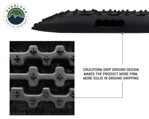 Recovery Ramps for 4WDs Gray/Black Universal + Storage Bag Overland Vehicle Systems