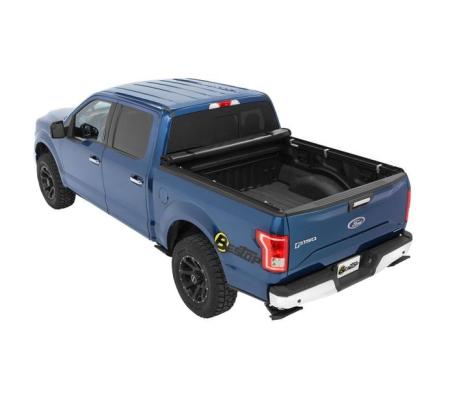 EZ-Roll Soft Tonneau Cover For Ford 2017-2024 F-250/F-350 Super Duty 6.8 Foot Black Tailgate Spoiler Not Included Bestop