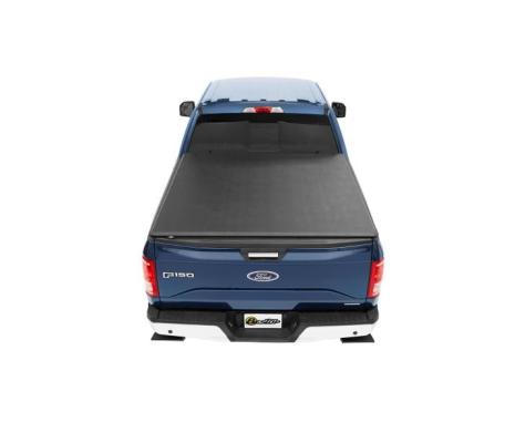 EZ-Roll Soft Tonneau Cover For Ford 2017-2024 F-250/F-350 Super Duty 6.8 Foot Black Tailgate Spoiler Not Included Bestop