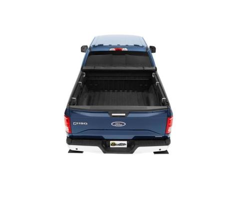 EZ-Roll Soft Tonneau Cover For Ford 2017-2024 F-250/F-350 Super Duty 6.8 Foot Black Tailgate Spoiler Not Included Bestop