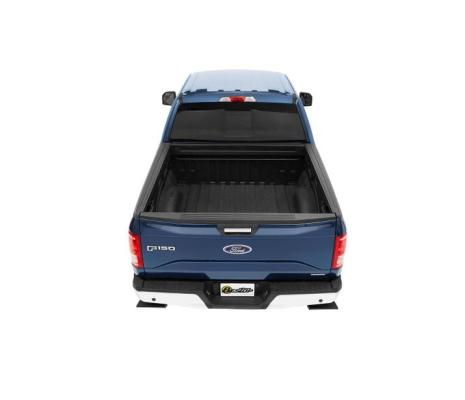 EZ-Roll Soft Tonneau Cover For Ford 2017-2024 F-250/F-350 Super Duty 6.8 Foot Black Tailgate Spoiler Not Included Bestop