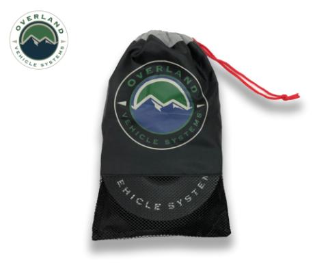 Recovery Ring 6.25 Inch 45,000 lb. Black With Storage Bag Overland Vehicle Systems