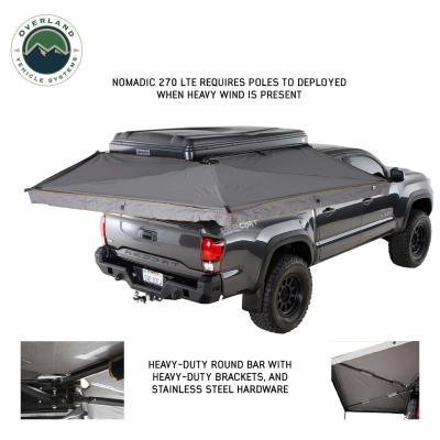 Nomadic 270 LTE Passenger Side 270 Degree Awning Overland Vehicle Systems