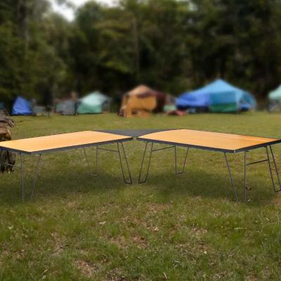 Kick It Camp Table Wood Base &amp; Storage Bag