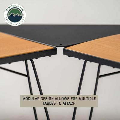 Kick It Camp Table Wood Base &amp; Storage Bag