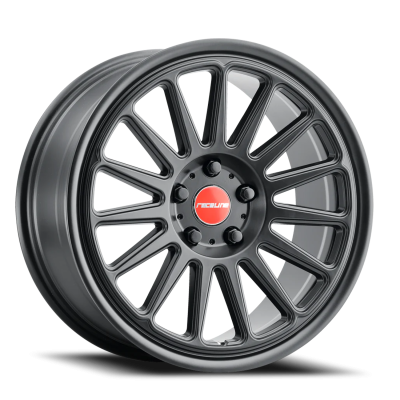 Aluminum Wheels 17x9 Grip 315B Satin Black Red and Black Logo Multi Spoke 30 Offset 5 on 114.3 Bolt Pattern 72.6 Bore Raceline