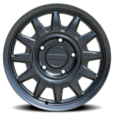 Aluminum Wheels 18x8 Aero 401B Satin Black Multi Spoke 40 Offset 5 on 100 Bolt Pattern 72.62 Bore Raceline
