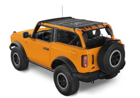 Ford Bronco Bikini Top Access Bimini For Ford 2021-2024 Bronco 2 Door Mesh Bestop