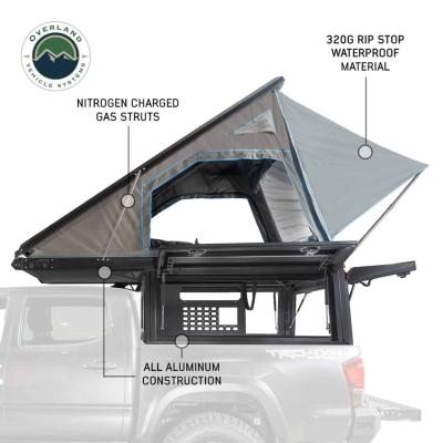 MagPak Camper W/Tent, Lights, Rear Molle Panel, Side Tie Downs, Front and Rear Windows 14-24 GM Colorado 5 Foot Bed Overland Vehicle Systems