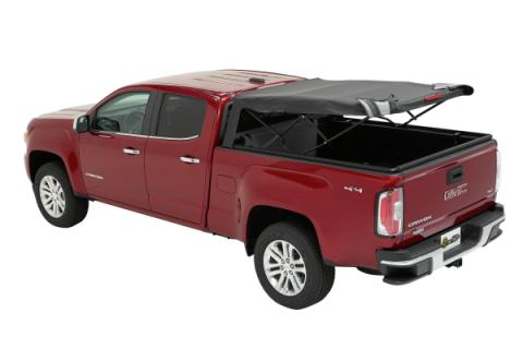 Supertop Truck Bed Cap 2 For Chevy/GMC 2015-2024 Colorado/Canyon 5.0 Foot Black Diamond PVC Coated Sailcloth No Drill Bestop