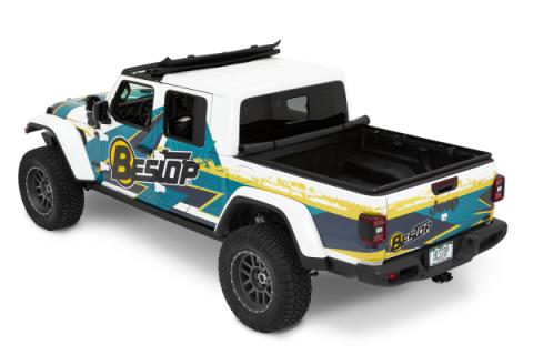 Supertop For Truck 2 Tonneau Covers For Jeep 2020-2024 Gladiator 5.0 Foot Black Diamond Bestop