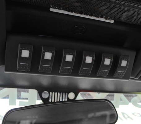 BantamX w/ Green LED Switch panel for JK 2007-2008