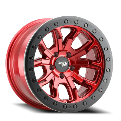 Dirty Life Race Wheels DT-1 9303 Crimson Candy Red 17X9 5-114.3 -12Mm 72.6Mm