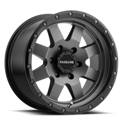 Aluminum Wheels 17x9 Defender 935G Gunmetal Gray Multi Spoke 0 Offset 5 on 127 Bolt Pattern 83.82 Bore Raceline