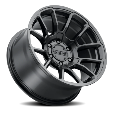 Aluminum Wheels 16x8 Gauge 950B Satin Black Multi Spoke 0 Offset 5 on 114.3 Bolt Pattern 78.1 Bore Raceline