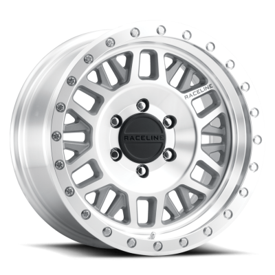 Aluminum Wheels 17x9 Ryno 951MC Machined Silver -12 Offset 5 on 127 Bolt Pattern 78.1 Bore Raceline
