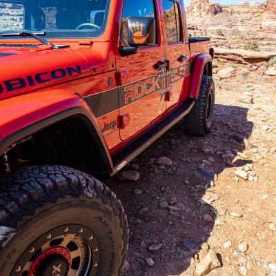 JT Gladiator Side Step Sliders For 20-23 Jeep Gladiator Set Rock Slide Engineering