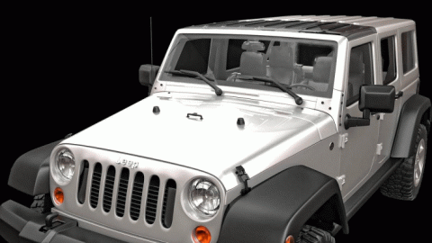 Jeep JK Clear Panorama Hardtop Panel for 09-18 Wrangler JK 2/4 Door ClearLidz