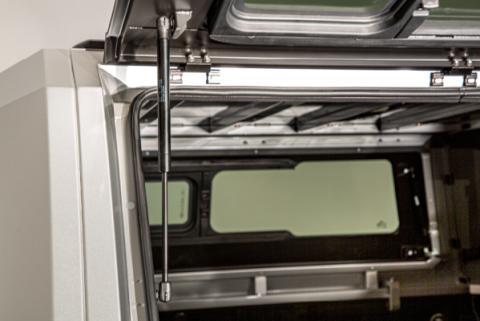 F-150 Truck Bed Cap SmartCap EVOa Adventure Matte Black For 15-20 Ford F-150 5.5 Foot Short Bed SmartCap