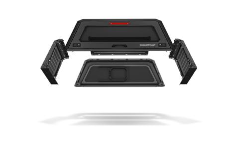 RAM 1500 Truck Bed Cap SmartCap EVOa Adventure Matte Black For 09-24 DS (Classic Body Style) RAM 1500 5.7 Foot Short Bed SmartCap