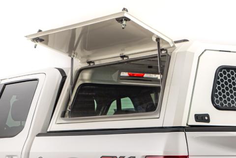 Tundra Truck Bed Cap SmartCapEVOc Commercial OEM White For 07-21 Toyota Tundra 5.5 Foot Short Bed SmartCap