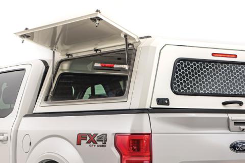 Tacoma Truck Bed Cap SmartCap EVOc Commercial White For 24-Present Toyota Tacoma 6 Foot Standard Bed RSI SmartCap