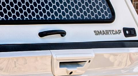 Tacoma Truck Bed Cap SmartCap EVOc Commercial White For 24-Present Toyota Tacoma 6 Foot Standard Bed RSI SmartCap