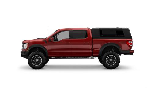 F-150 Truck Bed Cap SmartCapEVO Sport Matte Black For 21-24 Ford F-150 6.5 Foot Standard Bed SmartCap