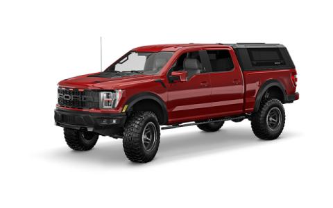 F-150 Truck Bed Cap SmartCapEVO Sport Matte Black For 21-24 Ford F-150 6.5 Foot Standard Bed SmartCap