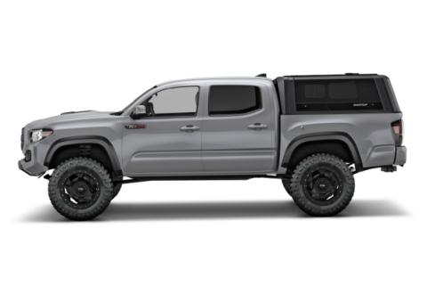 Tacoma Truck Bed Cap SmartCapEVO Sport Matte Black For 16-23 Toyota Tacoma 6 Foot Standard Bed SmartCap